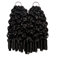Cheveux en crochet plumes birmanes pour tresses et torsades, cheveux humains alignés sur la cuticule, fil invisible réutilisable, multi-textures, vente en gros
