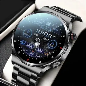 Nieuwe Hot Hoge Kwaliteit Metalen Smart Horloge Voor Mannen Sport Fitness Horloges Voor Android Ios Smartwatch