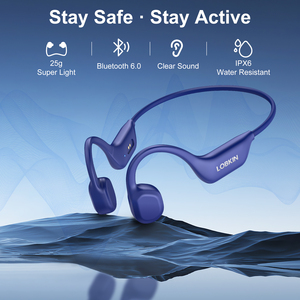 Cuffie Wireless a Conduzione Ossea LOBKIN, Impermeabili IPX6, Design Open-Ear per Nuoto <span class=keywords><strong>e</strong></span> Sport, fino a 10 Ore di Autonomia - Product Image 6