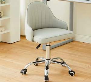 Sillón de Peluquería con Respaldo, Giratorio, con Ruedas, para Salón de Belleza, Manicura - Product Image 1