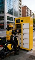 ESINO Commercial Electric Motorcycle Battery Swap Cabinet Intelligent Battery Exchange Kiosk With BMS System