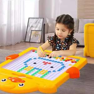 แม่เหล็กติดสีกระดานปริศนาสำหรับเด็กวัสดุแม่เหล็กเพื่อความปลอดภัยของเกมทำสีติดโลโก้ได้ตามต้องการ - Product Image 4