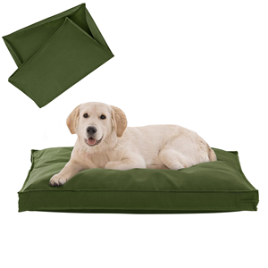 Coussin pour animaux de compagnie en toile, design tendance, lit pour chien - Product Image 5