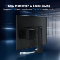 Augmentez votre productivité avec le mini PC de bureau industriel, qui prend en charge l'affichage simultané de deux écrans indépendants. Core I5 8350U