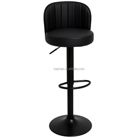 Chaises TUQ en gros, tabourets de bar modernes à dossier souple, vente directe d'usine, tabourets de bar au design simple avec dossier pour la cuisine