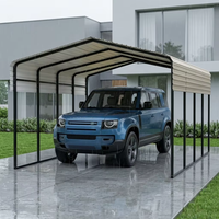 Abri de voiture portable robuste en métal 12x20 pieds, toit en acier galvanisé, abri extérieur pour voiture, auvent de garage, fournisseur en gros