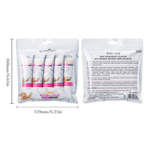 ครีมทามือบำรุงผิวสูตรหอยทาก SADOER ผลิตภัณฑ์ OEM แบรนด์ส่วนตัว ชุดครีมทามือป้องกันผิวแตก 48 ชั่วโมง กลิ่นหอม ช่วยเติมความชุ่มชื้น สำหรับผิวแห้งแตก - Product Image 6