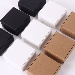 ECO Friendly Soap Packaging Kraft Paper Gift Box Candy Custom Clear Packaging Soap Box With Pvc Window Soap Wrapper Packaging