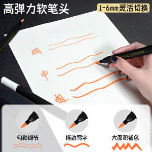 Marcadores Acrílicos de 60 Colores, Punta Suave, Rotuladores para Dibujo Artístico, Resistentes al Agua, Papelería para Estudiantes, Caja de Regalo - Product Image 5