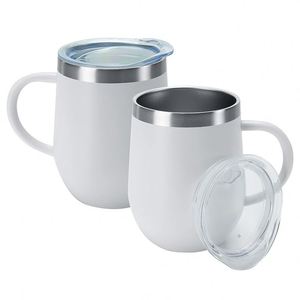 Mug isotherme en acier inoxydable avec poignée, 12 oz - Product Image 3
