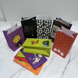 Bán buôn tùy chỉnh helloween thiết kế chủ đề giấy kẹo bao bì Túi Quà Tặng - Product Image 1