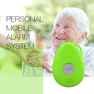 GSM cao cấp telecare, GSM Tự động cảnh báo mùa thu phát hiện y tế SOS báo động, người già báo động Hệ thống gọi điện thoại mini GPS Tracker 4 gam