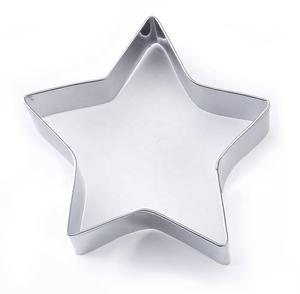 人気のベーキングステンレススチールスターハートキッチンアクセサリー用の異なる形状のクッキーカッター - Product Image 5