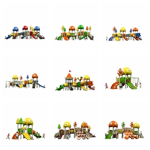 Jouets équipement commercial toboggan en plastique jeu d'<span class=keywords><strong>aventure</strong></span> espaces résidentiels extérieurs équipement balançoires toboggans aire de jeux extérieure - Product Image 5