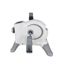Vélo d'exercice portable multifonctionnel à pédales lisses pour la remise en forme quotidienne, mini vélo de fitness