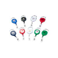 Holesale-Carretes de plástico con insignia, Anguila retráctil, para olders