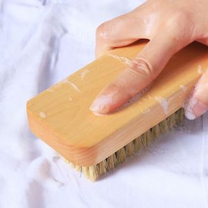 Cepillo de madera con cerdas naturales para lavar y limpiar ropa - Product Image 3