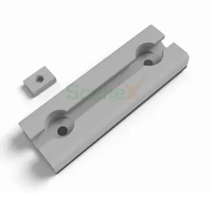 Système de montage solaire, mini-rail de 12 cm pour fixations sur plaque à rainures, avec traitement de surface par sablage - Product Image 3