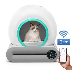 natürliche Reinigung niedriger Preis GroßhandelEtikotin-Reiniger für Katzenklo Katzenklo automatische Kiste automatisierte Katzentoilette