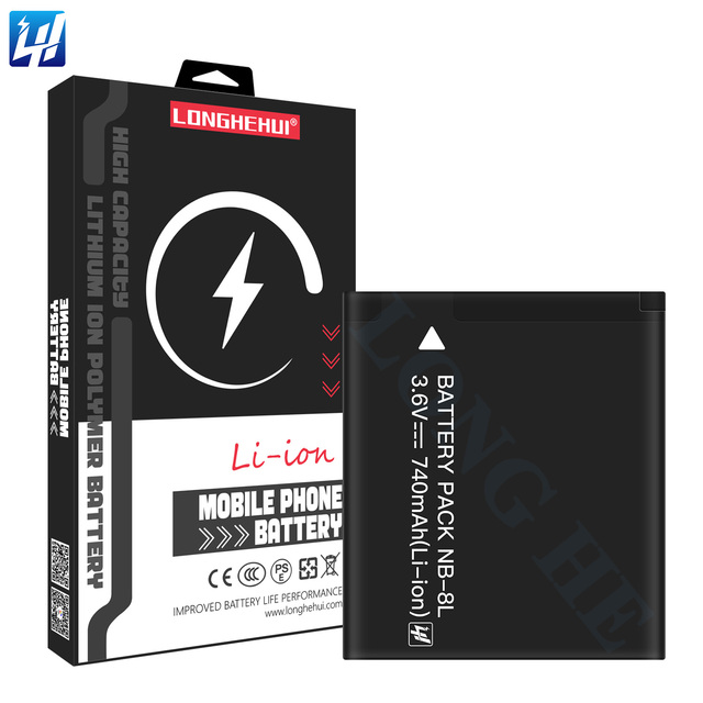 High Quality Replacement Battery NB-8L for Canon A3100 A3000 A2200 A3200 A3300 A1200