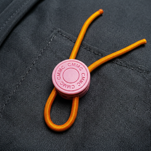 Bloqueur de cordon et de corde personnalisable pour vêtements, en alliage de zinc, avec système de verrouillage à bascule en métal, design 'nez de cochon' élastique - Product Image 1