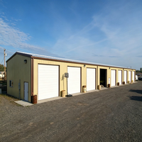 Structure en acier de grande envergure pour la construction de hangars de stockage de foin et de fourrage agricoles