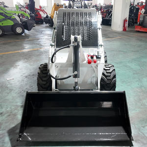 迅速配送 ディーゼルスキッドステアローダー ミニホイール式スライド＆シフトローダー エンジンポンプ＆ギアボックス付き 送料無料 - Product Image 2