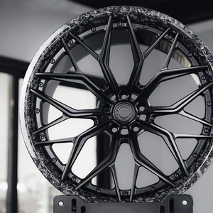 High End Two Or Three Piece Forged Carbon Fiber Rim Deep Concave Custom Surface Custom Width PCD ET Luxury Auto <b>Wheel</b> - Product Image 4