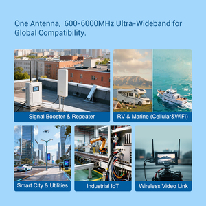 Antenna impermeabile omnidirezionale esterna 3G/GSM/ <span class=keywords><strong>4G</strong></span>/ LTE/ 5G con connettore N femmina per il ripetitore del segnale della rete di comunicazione - Product Image 4