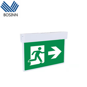 Señal de salida de emergencia Iluminación DE EMERGENCIA comercial de doble cara Luz de salida de batería incorporada Pasillos Lámpara de señal de pasillo - Product Image 2