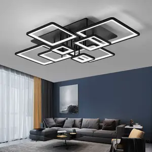 Plafonnier Pop Intelligent Moderne Monté en Surface Luminaires APP Télécommande Éclairage Couloir Maison LED Plafonnier