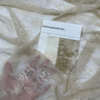 Kain Renda Bunga 3D Kain Renda Pengantin Nilon 95% Spandex 5% 2026 Kain Renda Mewah Nigeria Set Pakaian Wanita Renda