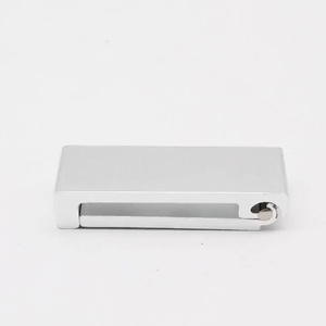 Colgadores de ropa de pared de aleación de zinc, diseño simple y creativo, riel desmontable con deslizador único para herrajes de armario - Product Image 6