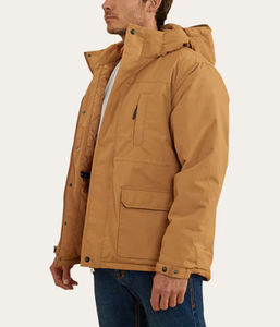 Precio de fábrica Chaquetas de lona transpirables para hombres Forro acolchado y mangas acanaladas Tricot Chaquetas de moda para hombres para el invierno - Product Image 5