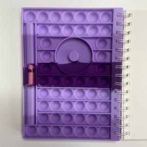 Bán buôn A5 xoắn ốc Silicone bong bóng căng thẳng cứu trợ máy tính xách tay với bút Kawaii Quỷ kuromi - Product Image 5