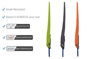 Marque privée Flottant Résistant Aux Perforations Chaussette De Protection Néoprène Canne À Pêche Manches pour Casting Spinning Trolling Cannes À Pêche - Product Image 6