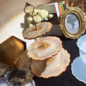 Khay Đựng Bánh Trái Cây <span class=keywords><strong>3</strong></span> Tầng Dày, Khay Phục Vụ Đồ Ăn Bằng Nhựa, Khuôn Silicon Để Làm Giá Để Bánh Cupcake, Trang Trí Nhà Cửa - Product Image 3