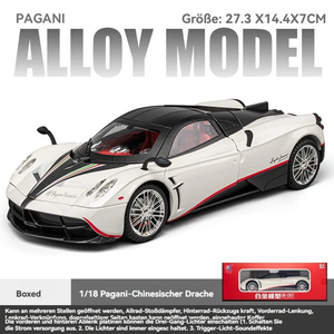 Pagani Huayra BC Premium Hypercar Metal Diecast <b>Car</b> 1:18 Scale Large Size Collectible Model with Opening Doors Detailed <b>Interior</b> - Product Image 5