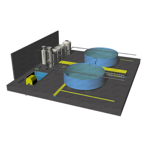 Sistema di filtrazione RAS integrato da 100 m³/h, attrezzatura per l'allevamento ittico RAS, macchina filtrante per l'acqua, altre attrezzature per l'acquacoltura - Product Image 4
