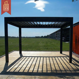 Oscaracso Venta caliente al aire libre retráctil pérgola dosel tienda gazebo Bambo con mosquitera - Product Image 6