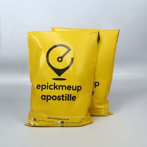 Bolsa de Correo de Plástico Biodegradable 100% Nueva, Color Negro Panton, con Logotipo Personalizado, LDPE, HDPE, PE, para Embalaje - Product Image 1