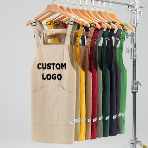 Wholesale Unisex Polyester <strong>Kitchen</strong> Apron Waterproof Barista <strong>Chef</strong> <strong>Uniform</strong> with Custom Logo for Restaurant &amp; Bar Use - Product Image 4