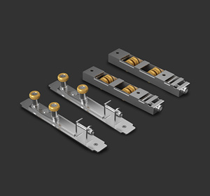Rodillos de rueda de polea de servicio pesado Ventanas Puertas correderas Ajustable Seis pistas Push-Pull Ventana corredera Puerta Accesorios de hardware - Product Image 1