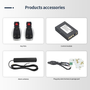 EASYGUARD <b>Smart</b> Key Kit Fit for FBS4 2014+ Benz with Turn Key Start Only High Security Add 2 Key Fobs - Product Image 2