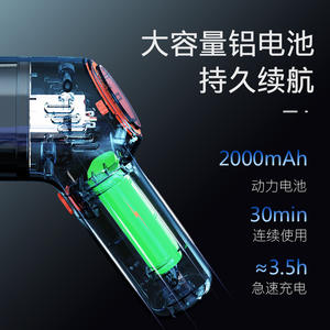 Aspirateur de voiture portable SITU ST-8000, alimenté par batterie, haute aspiration, utilisation à sec pour la maison et la voiture, 35500 tr/min, fabriqué en Chine - Product Image 3