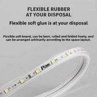 Bande lumineuse LED monocolore LangChi Premium 2835 SMD, ruban linéaire, décoration de plafond, éclairage extérieur, guirlande lumineuse