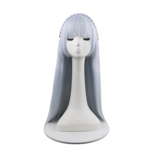 Onmyoji Snow Girl <span class=keywords><strong>Cosplay</strong></span> peluca Shikigami Awakening Moon Viendo Sakura estilo Pelo Rizado sintético para puesta en escena <span class=keywords><strong>Anime</strong></span> - Product Image 1