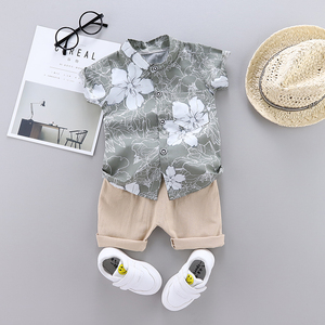 Conjunto de Camisa de Manga Corta Casual de Verano para Niños de 1 a 4 Años, Camisa Elegante para Niño, Ropa para Niño - Product Image 2
