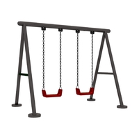 Ensemble de balançoires pour enfants Flyingkids avec chaînes - Utilisation dans les parcs d'aventure et les centres commerciaux