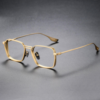 Firstsense Nouveauté Lunettes de vue pour hommes avec monture en alliage, lunettes de créateur à monture carrée, style simple, lunettes pour hommes, logo personnalisé